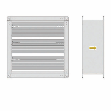 VAN GIÓ MỘT CHIỀU - VUÔNG