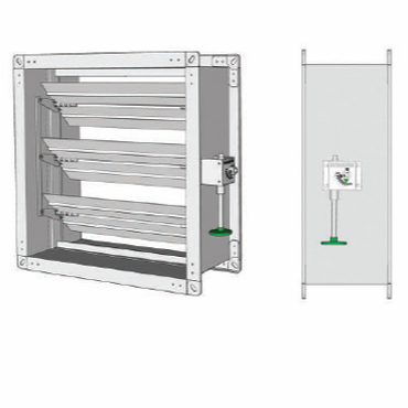 VAN GIÓ TRỤC VÍT - VUÔNG